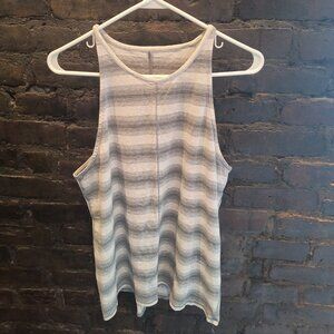 Grey Striped Lululemon Find Your Zen Tank